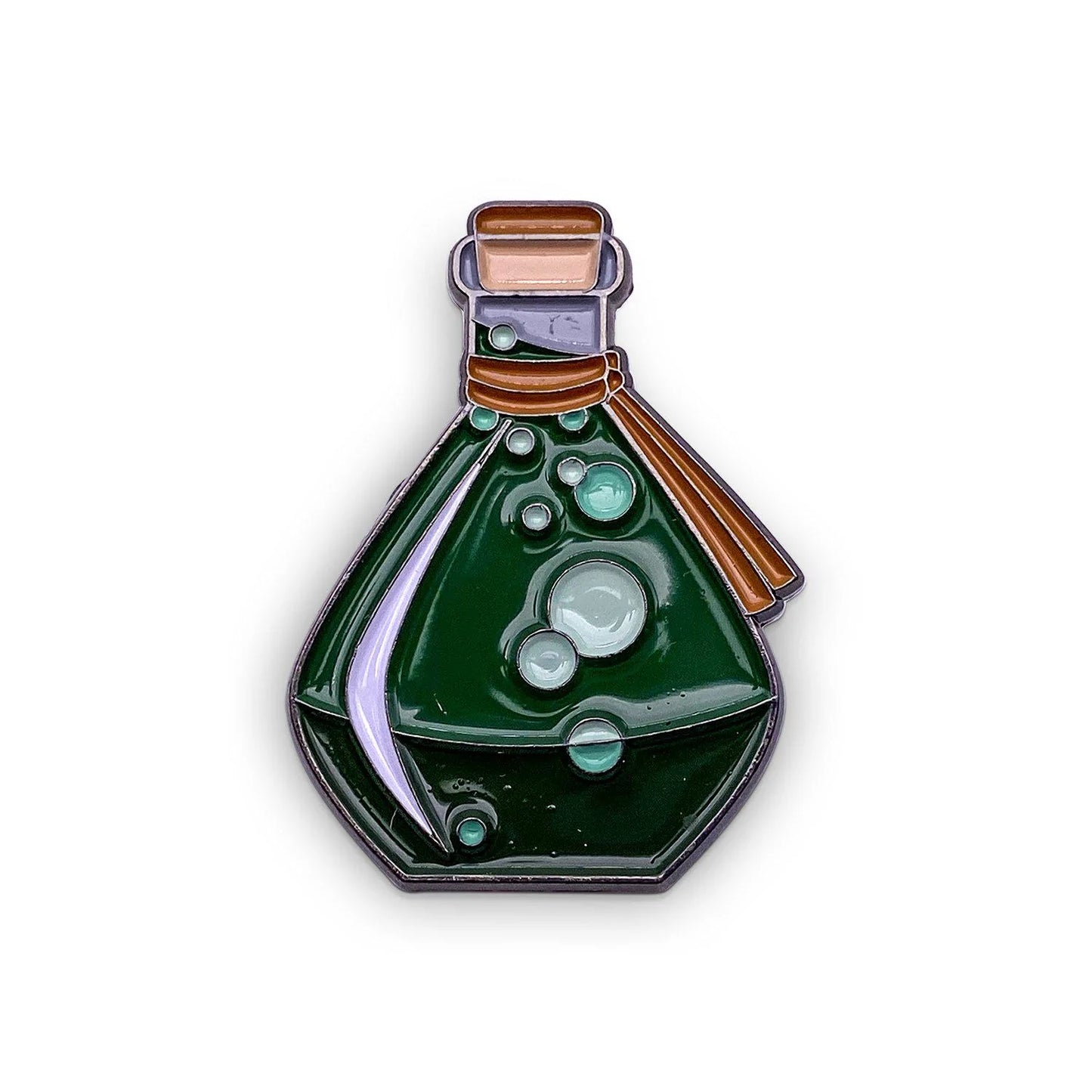 Norse Foundry Green Potion Bottle Pin