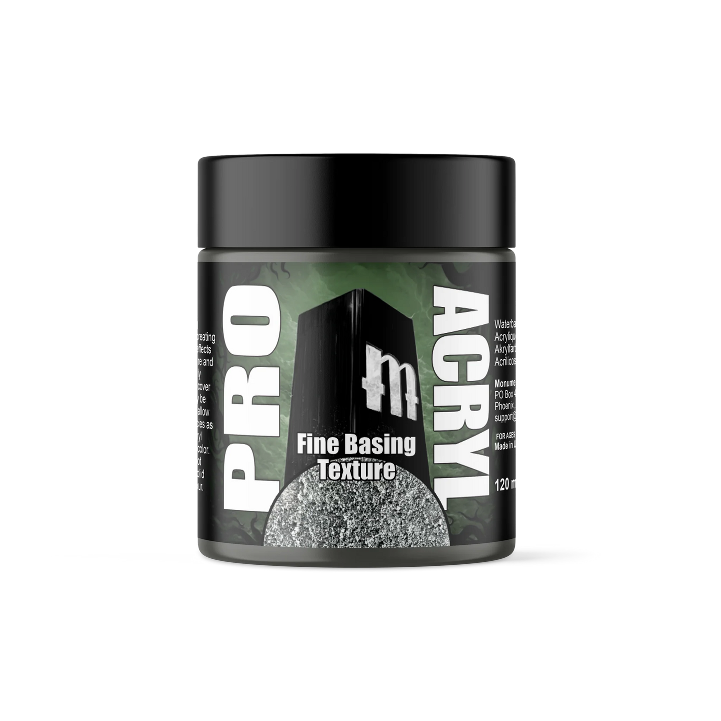Monument Pro Acryl Basing Textures - Grey Earth Fine 120ml