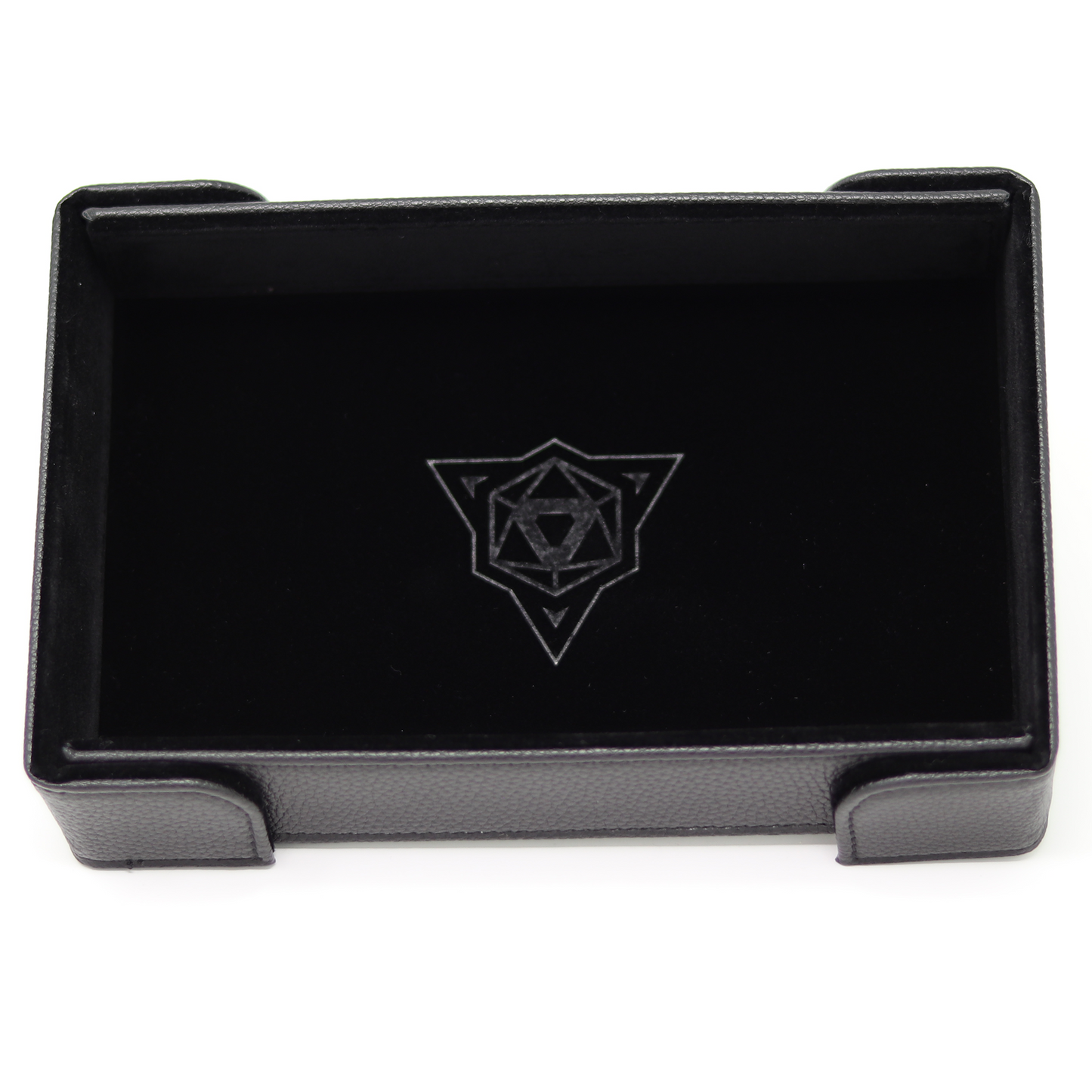 Die Hard Dice Table Armor Folding Rectangle Tray: Black Velvet