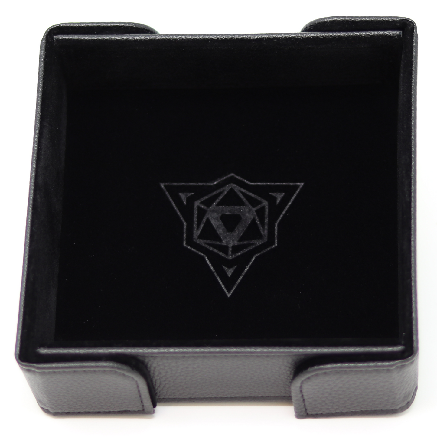 Die Hard Dice Table Armor Folding Square Tray: Black Velvet