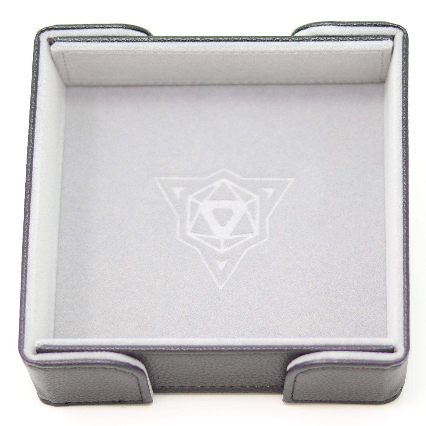 Die Hard Dice Table Armor Folding Square Tray: Gray Velvet