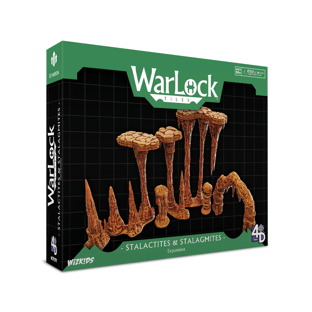 Wizkids Warlock Tiles - Caverns: Stalactites & Stalagmites