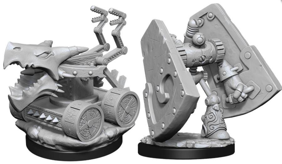 Wizkids Nolzur's Marvelous Miniatures: Stone Defender & Oaken Bolter