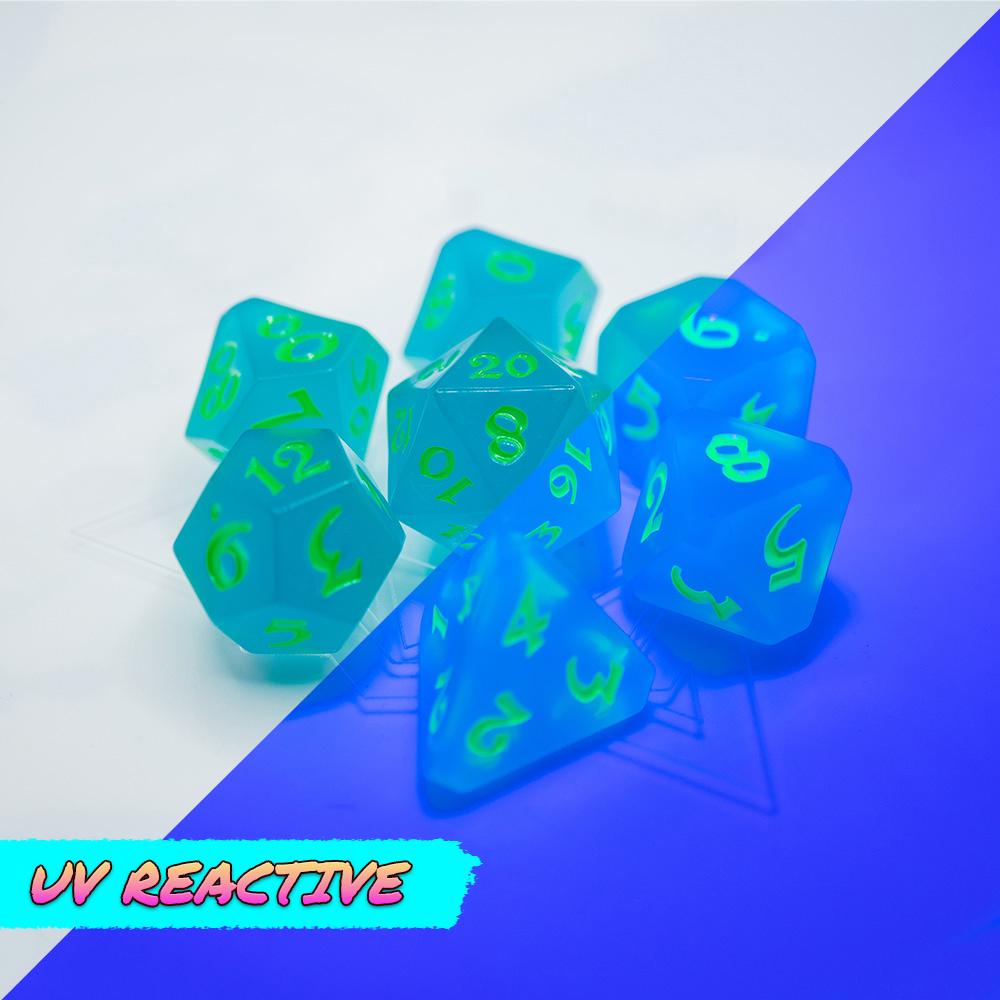 Die Hard Dice 7 Die RPG Dice Set: AfterDark Avalore Rhapsody