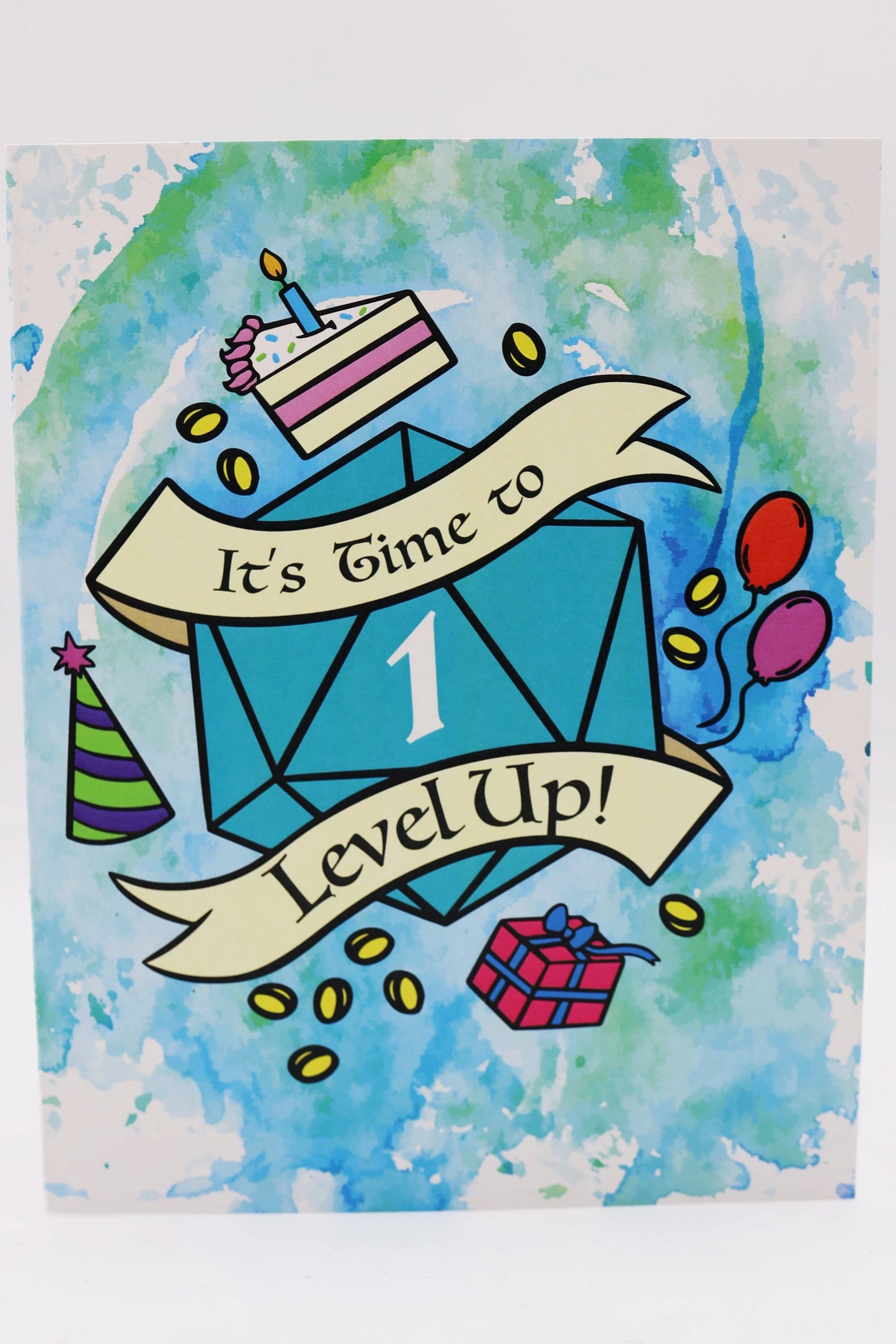 Foam Brain Games Birthday Card - +1 Age Modifier