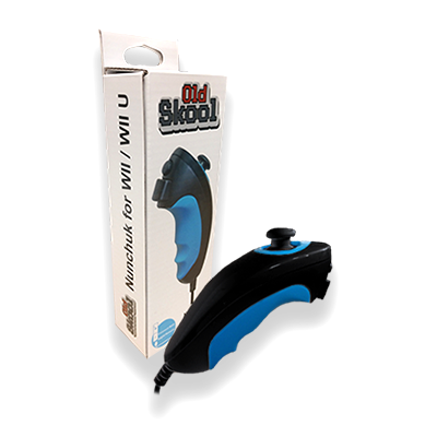Old Skool Nintendo Wii/Wii U Nunchuk (Black)
