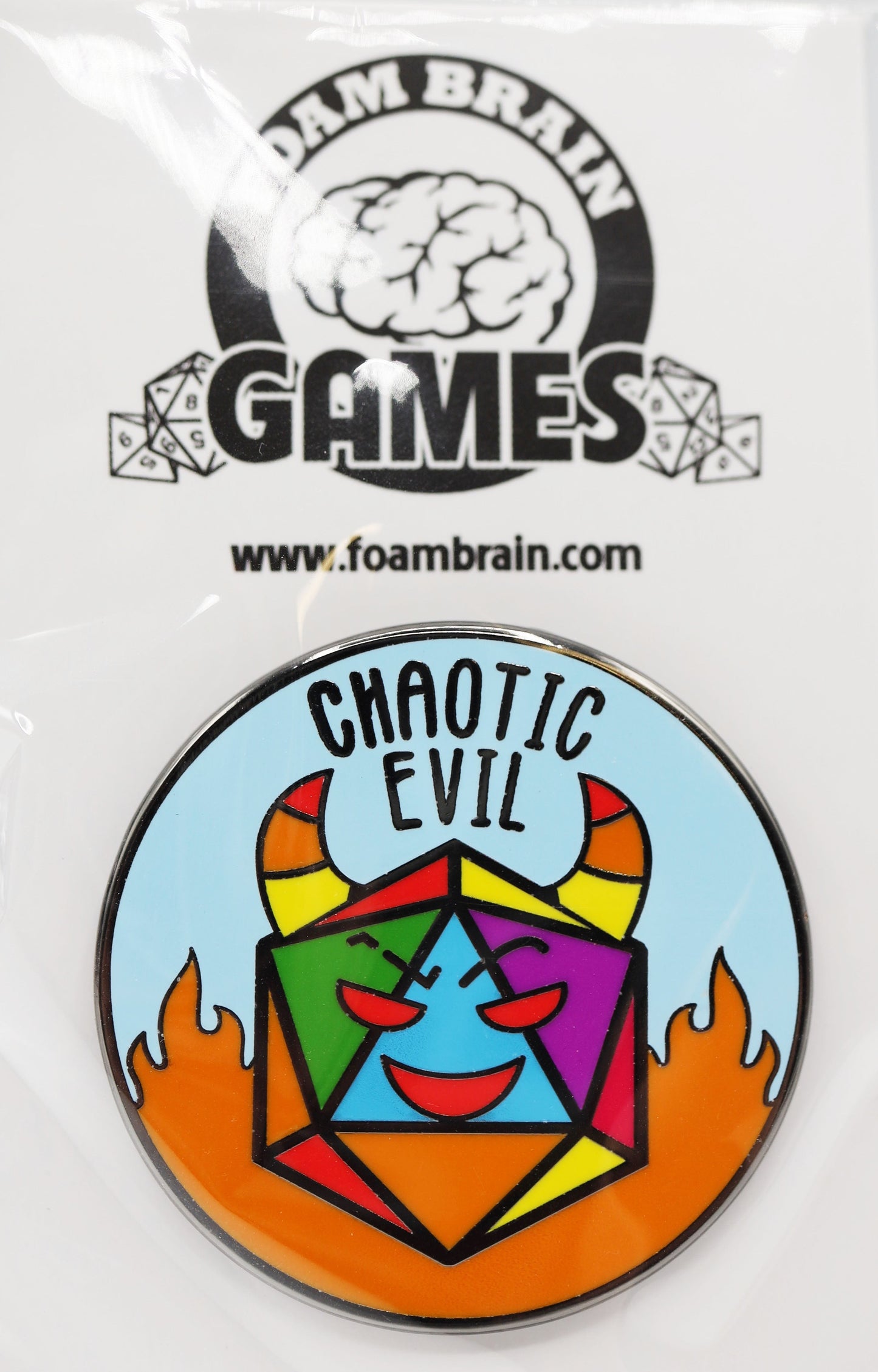 Pride Flag Alignment Pin: Rainbow
