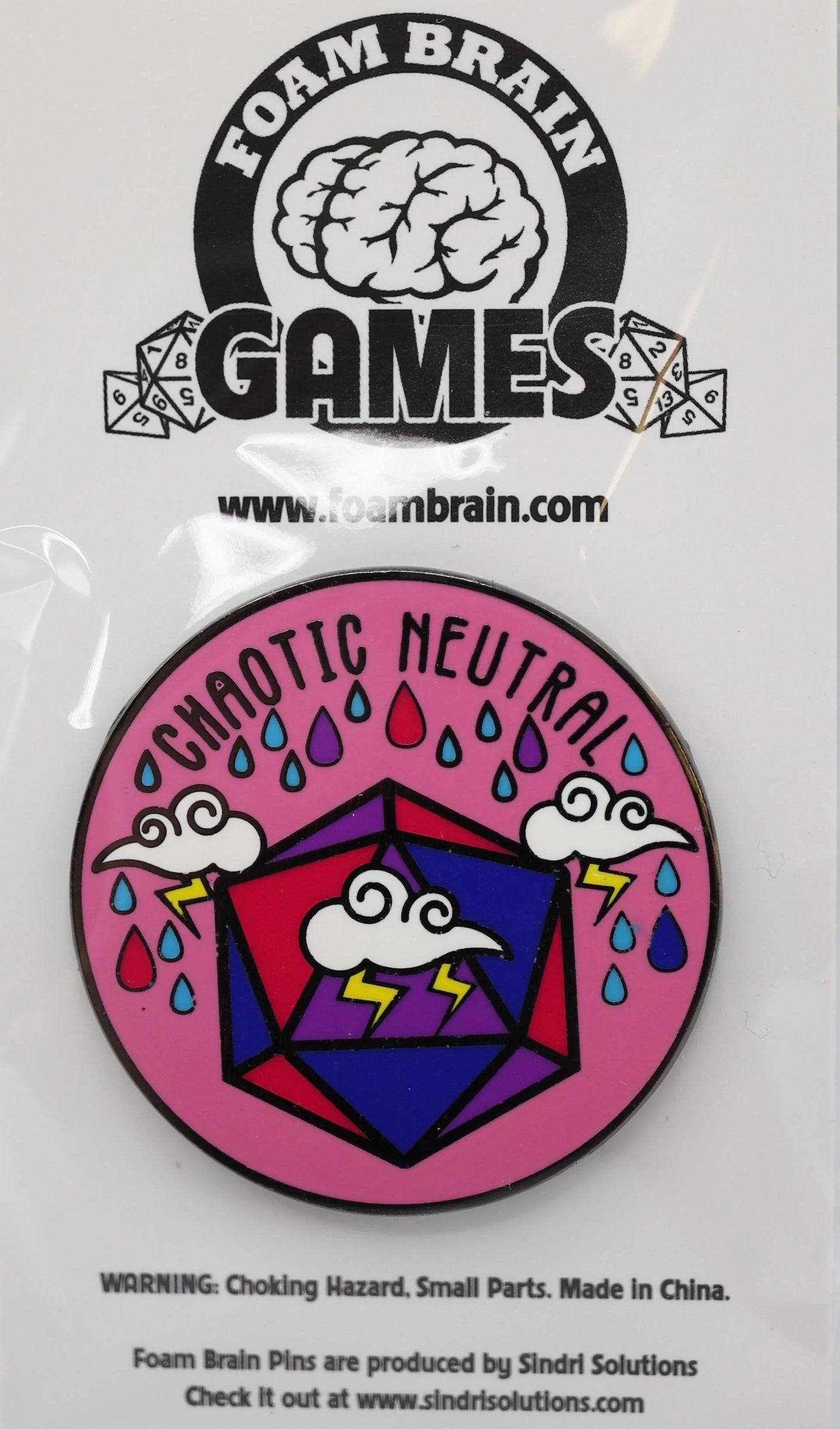 Pride Flag Alignment Pin: Bisexual - Lawful Evil