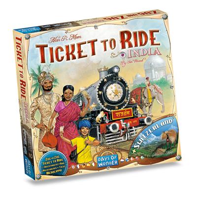 Ticket to Ride: India and Switzerland