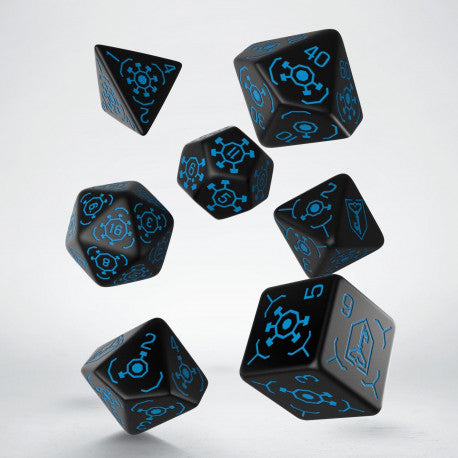Q Workshop Dice Set - Ingress Resistance 7 Dice Set