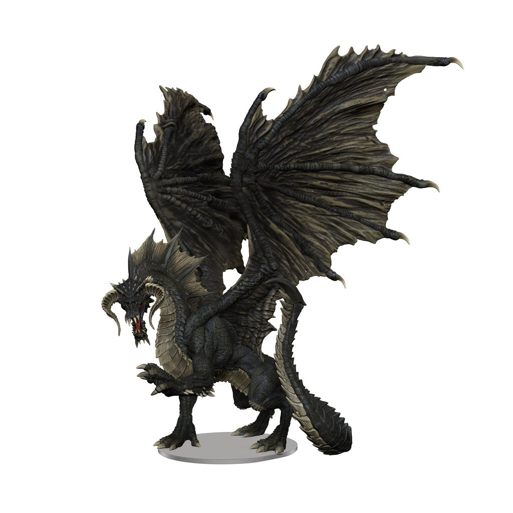 Icons of the Realms: Adult Black Dragon