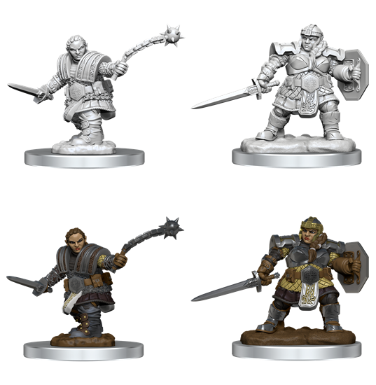 Wizkids Nolzur's Marvelous Miniatures: Dwarf Fighter