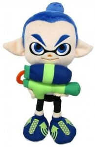 Nintendo Splatoon Plush - Inkling Boy Blue