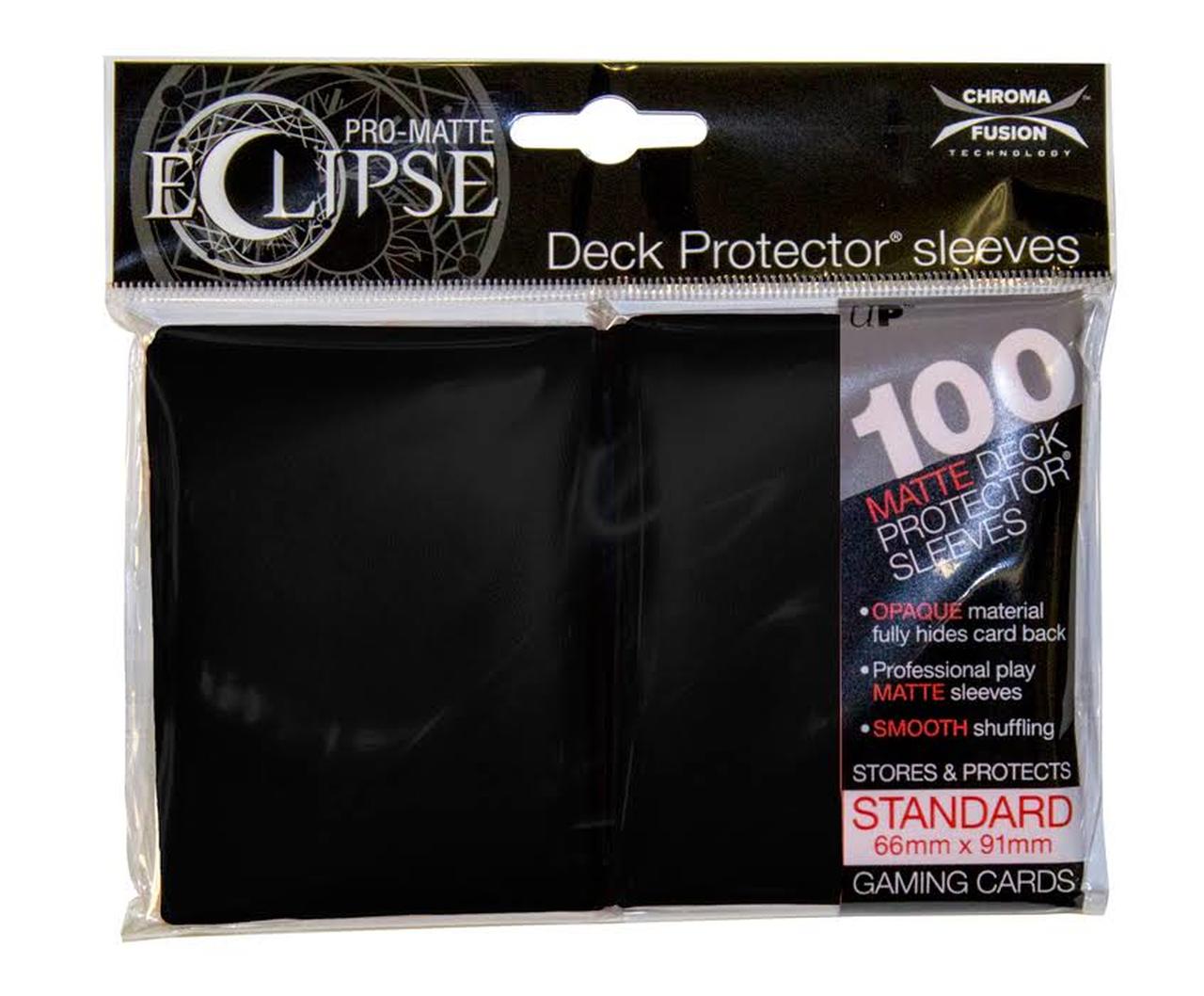 Ultra Pro Deck Sleeves - Pro-Matte Eclipse: Black (100)