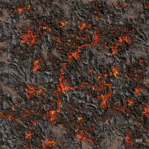 Star Wars Legion: Sullust Game Mat