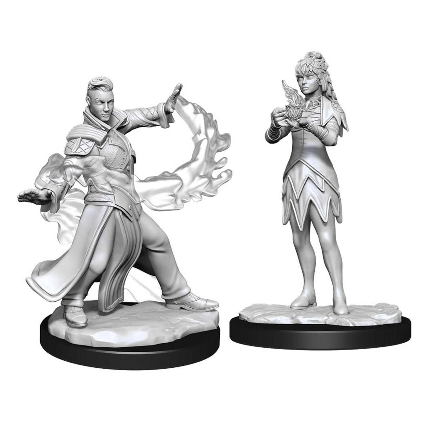 Magic: The Gathering Unpainted Miniature Killian and Dina Miniatures