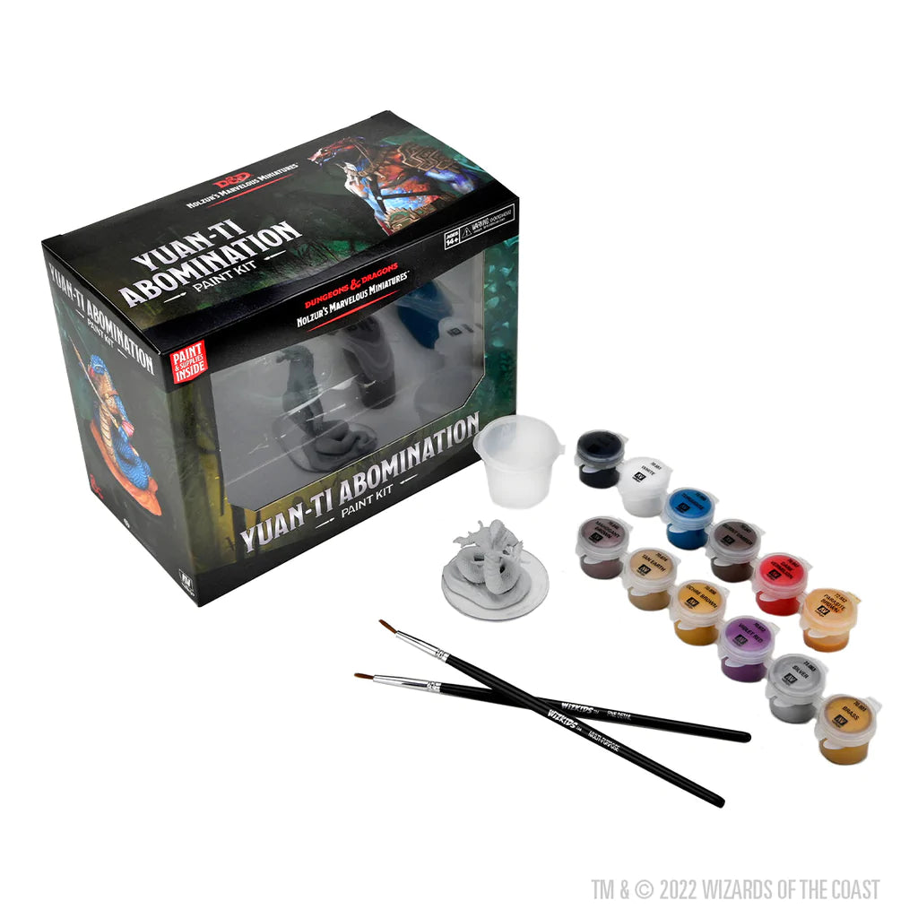 Wizkids Nolzur's Marvelous Miniatures: Yuan-ti Abomination Paint Event Kit